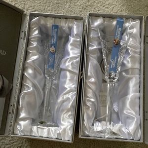 COPY - Set of 2 waterford crystal flutes special edition